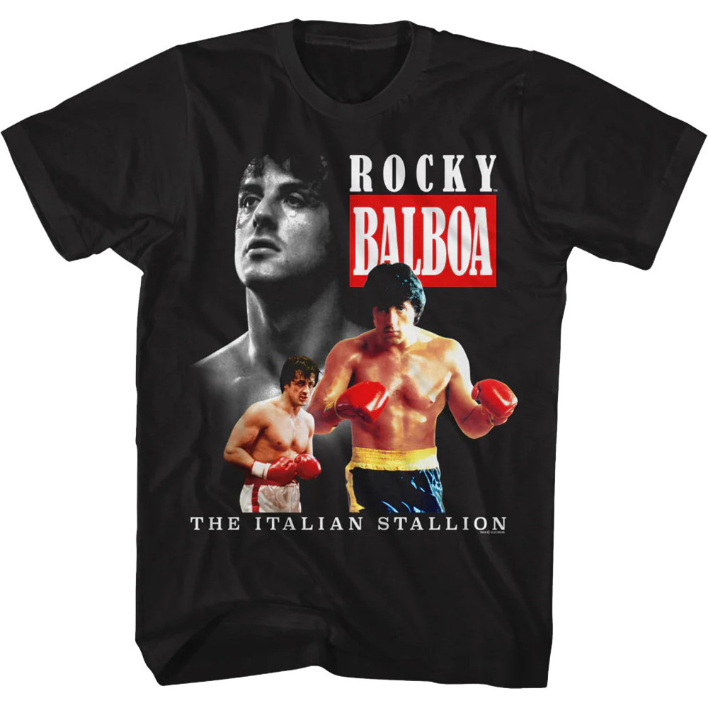 Italian Stallion Collage Rocky Tshirt